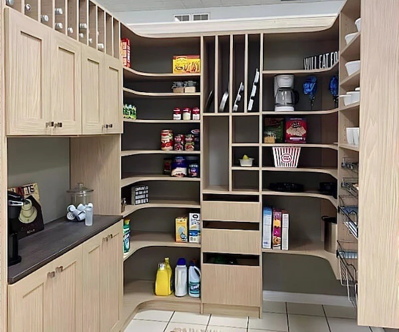 Custom pantry shelving in Mount Pleasant SC