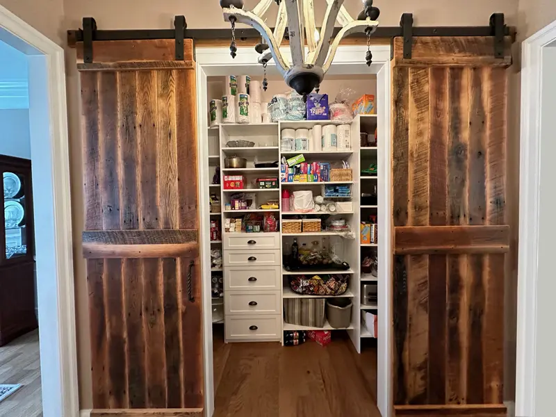 Custom pantry storage detail, North Charleston SC